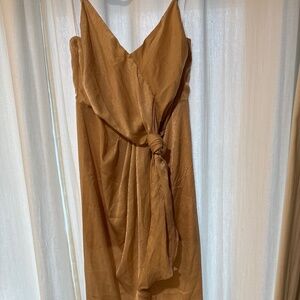 Baltic Born tan satin dress